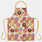 Iドーナ気にッツおもしろいかわいいドーナツ エプロン (正面)