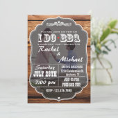 Iド素朴 BBQフォト招待状 招待状 (スタンド正面)