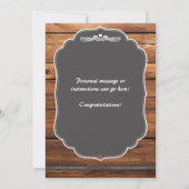 Iド素朴 BBQフォト招待状 招待状 (裏面)