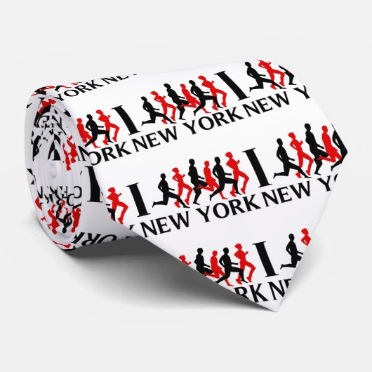 Iニューヨークを走って下さい ネクタイ (ロール)