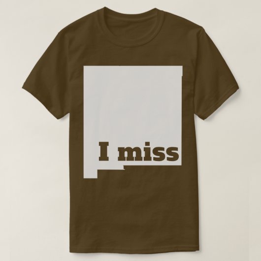 Iニュー恋しく思メキシママイホーム州 Tシャツ (デザイン正面)