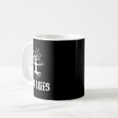 Iハグツリーズツリーハガー環境保護主義者のギフト コーヒーマグカップ (正面左)