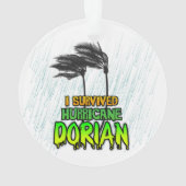 Iハリケ生き延びンドリアンの木 オーナメント (裏面)