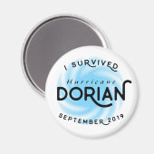 Iハリケ生き延びン・ドリアン磁石 マグネット (正面/裏面)