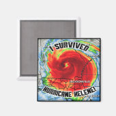 Iハリケ生き延びン・ヘレン マグネット (正面/裏面)