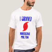Iハリケ生き延びン・ミルトン Tシャツ (正面)