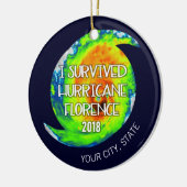 Iハリケ生き延びーンフィレンツェ |都市と州 セラミックオーナメント (左)