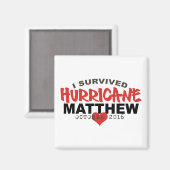 Iハリケ生き延びーンマタイ2016年10月 マグネット (正面/裏面)