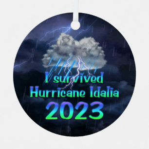Iハリケ生き延びーン2023 メタルオーナメント