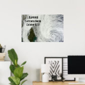 Iハリケ生き延びーン・サンディ・ポスター ポスター (ホームオフィス)