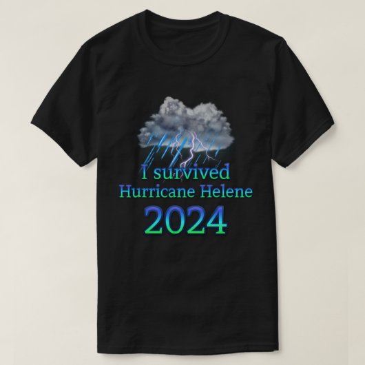 Iハリケ生き延びーン・ヘレン2024 Tシャツ (デザイン正面)