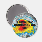 Iハリケ生き延びーンIKE 2008マグネット マグネット (正面/裏面)