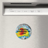 Iハリケ生き延びーンIKE 2008マグネット マグネット (インサイチュ (食洗機))