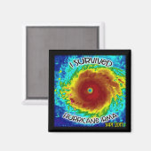 Iハリケ生き延びーンIrmaマグネット マグネット (正面/裏面)