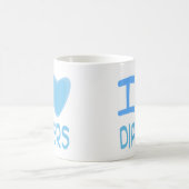 Iハートおむつ コーヒーマグカップ (中央)