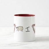 Iハートおもしろいエウマグ マグカップ (中央)