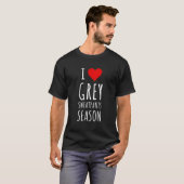 Iハートおもしろいグレースウェートパンツシーズン Tシャツ (正面フル)