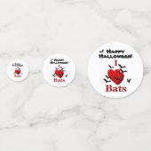 Iハートこうもりハッピーハローウィン コンフェッティ (裏面)