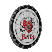 Iハートこうもり規制 ダーツボード (正面左)