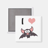 Iハートこうもり マグネット (正面/裏面)