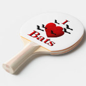 Iハートこうもり 卓球ラケット (正面アングル)