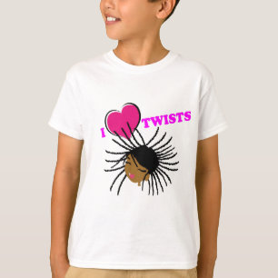 Iハートのねじれ Tシャツ