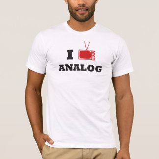 Iハートのアナログ Tシャツ