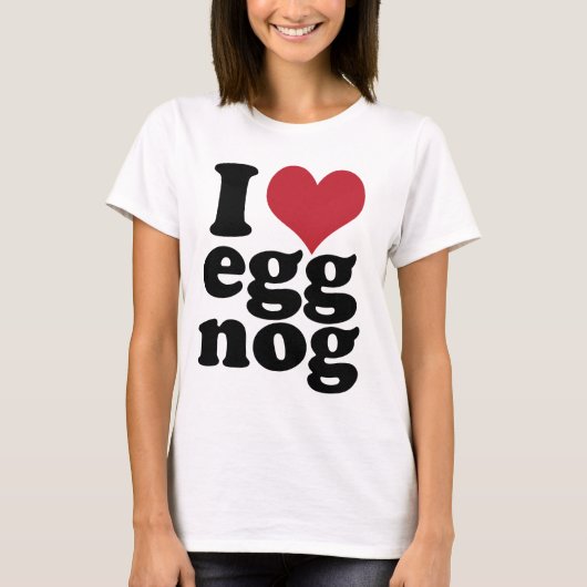 Iハートのエッグノッグ Tシャツ (正面)