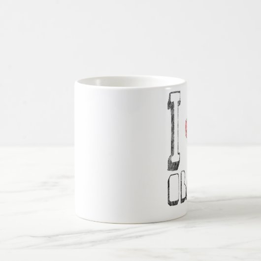 Iハートのオバマのマグ コーヒーマグカップ (中央)