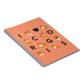 Iハートのコーギーのノート| CorgiThings ノートブック (右側)
