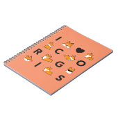 Iハートのコーギーのノート| CorgiThings ノートブック (左側)