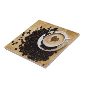 Iハートのコーヒー タイル (側面)