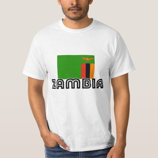 Iハートのザンビア Tシャツ (正面)