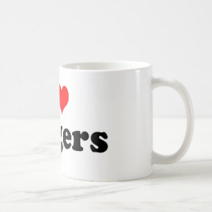 Iハートのショウガ コーヒーマグカップ