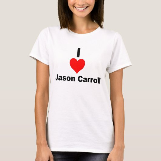 IハートのジェイソンCarrollのTシャツ Tシャツ (正面)