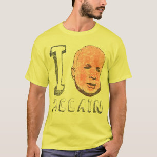 Iハートのジョン・マケインのTシャツ Tシャツ