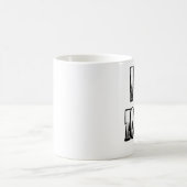 Iハートのゾンビのコーヒー・マグ コーヒーマグカップ (中央)