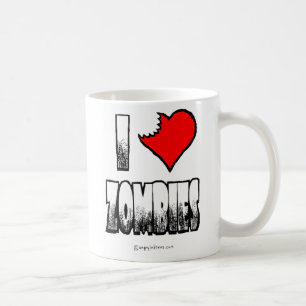 Iハートのゾンビのコーヒー・マグ コーヒーマグカップ