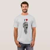 Iハートのゾンビ Tシャツ (正面フル)