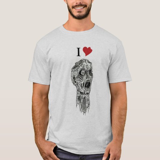 Iハートのゾンビ Tシャツ (正面)