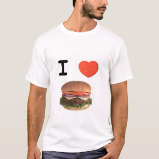 Iハートのチーズバーガー Tシャツ