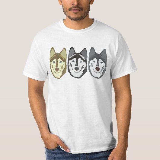 Iハートのハスキー! Tシャツ (正面)
