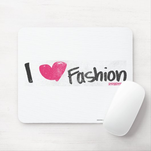 Iハートのファッションのマゼンタ マウスパッド (マウス)