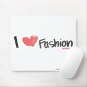 Iハートのファッションの紫色 マウスパッド (マウス)