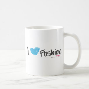 Iハートのファッションの黄色 コーヒーマグカップ