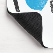 Iハートのファッションの黄色 マウスパッド (コーナー)