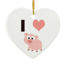 Iハートのブタ