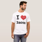 Iハートのベーコン Tシャツ (正面フル)