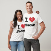Iハートのベーコン Tシャツ (ユニセックス)