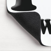 Iハートのボーリングをするマウスパッド マウスパッド (コーナー)